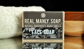 WSP Face Soap in Charcoal, Tea Tree, and Lavender scent