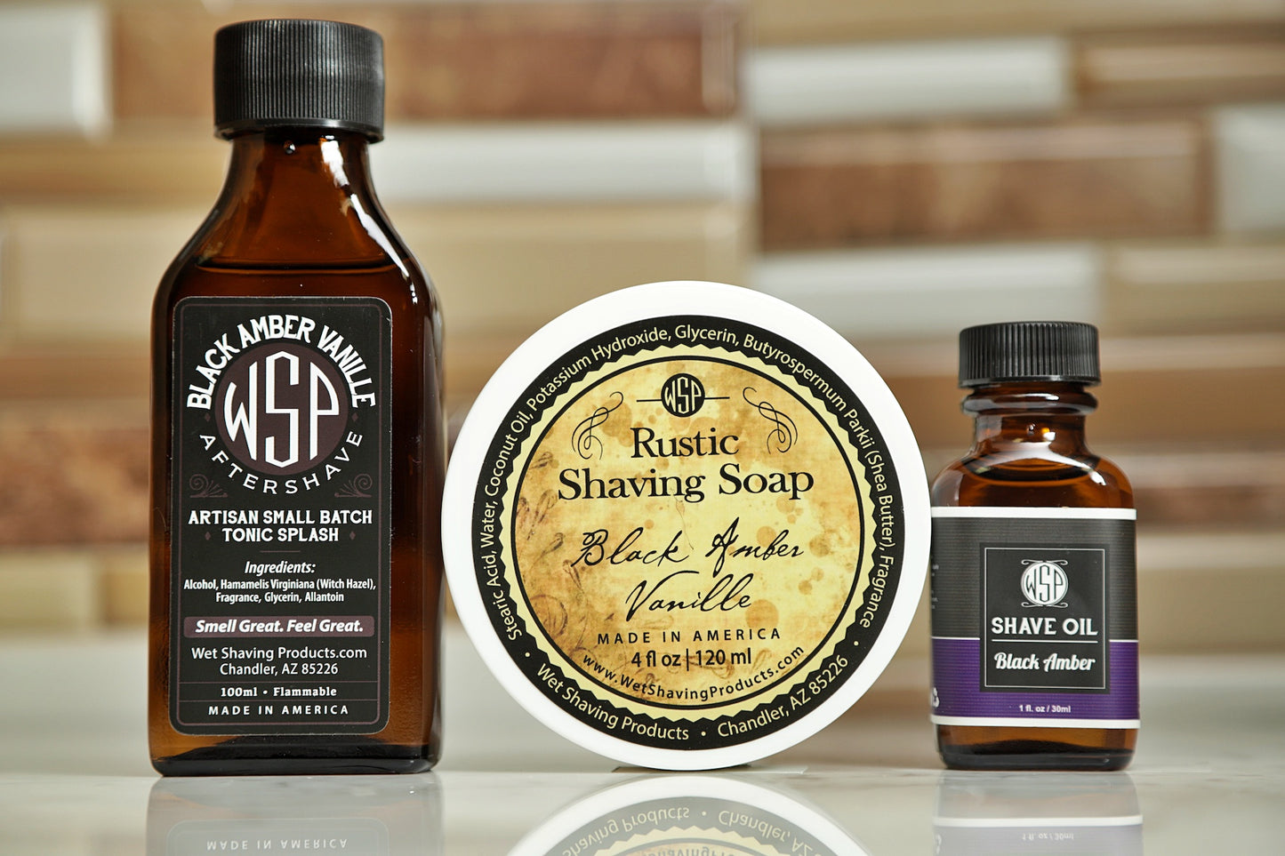 Kit: Fragrance = Pre Shave, Soap, & Aftershave