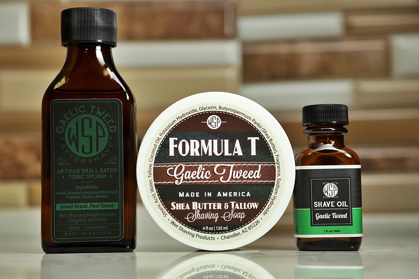Kit: Fragrance = Pre Shave, Soap, & Aftershave
