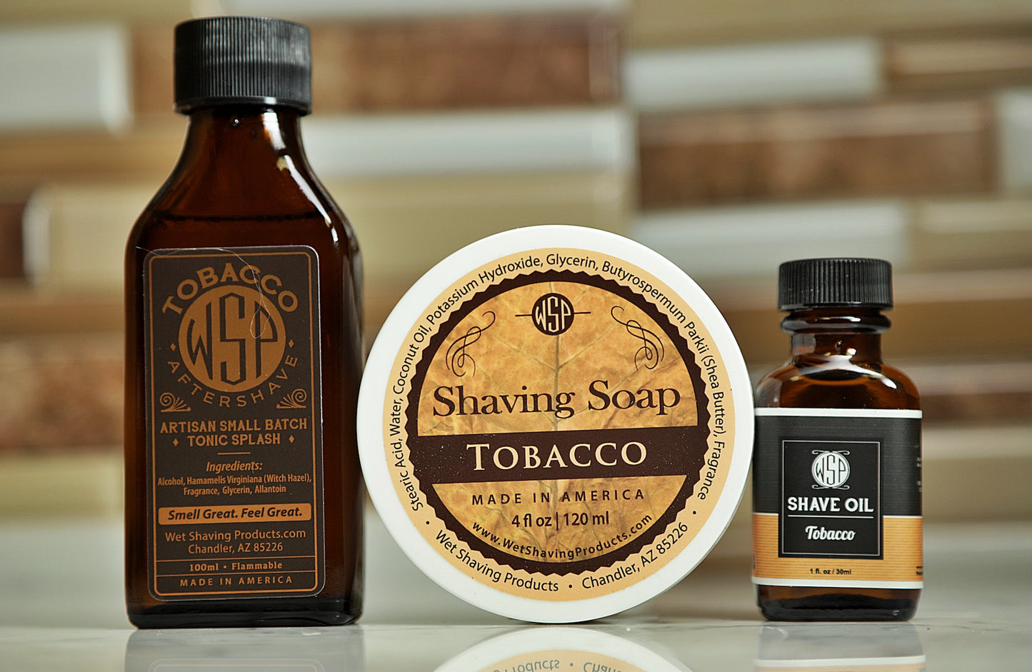 Kit: Fragrance = Pre Shave, Soap, & Aftershave