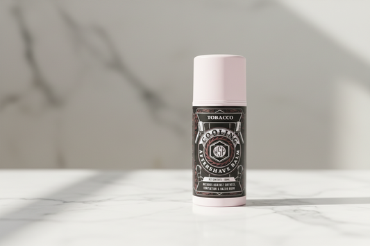 Mahogany Cooling Aftershave Balm – Non-Greasy & Mentholated