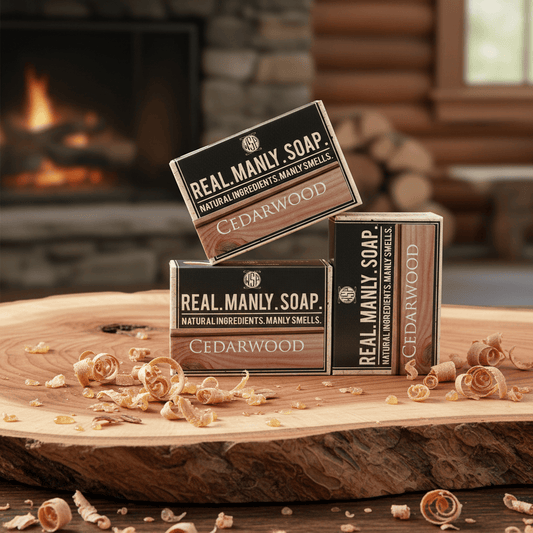 WSP Bar Soap: Cedarwood (The Blend) | Hand & Body Wash 3-Bar Supply