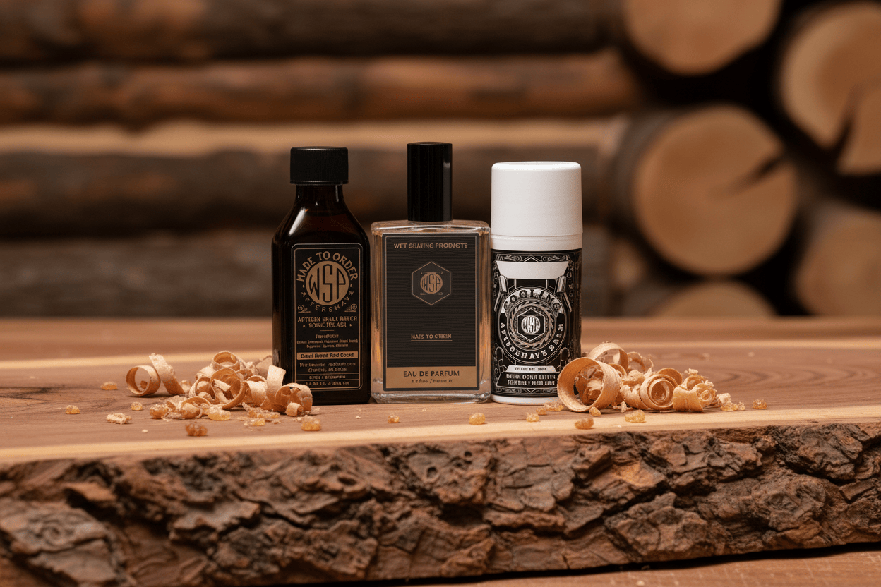 WSP Cedarwood Aftershave Splash | The Woodsman's Blend