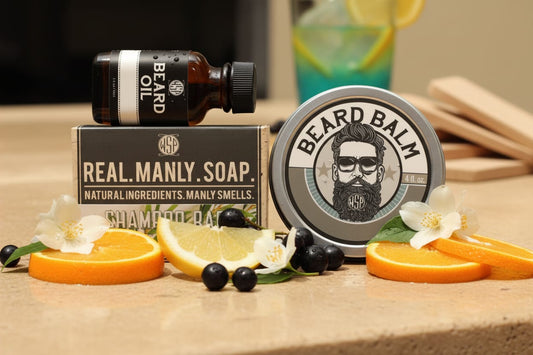 WSP Citrus Blast Beard Balm Beard Kit (Balm + Oil + Shampoo Bar)