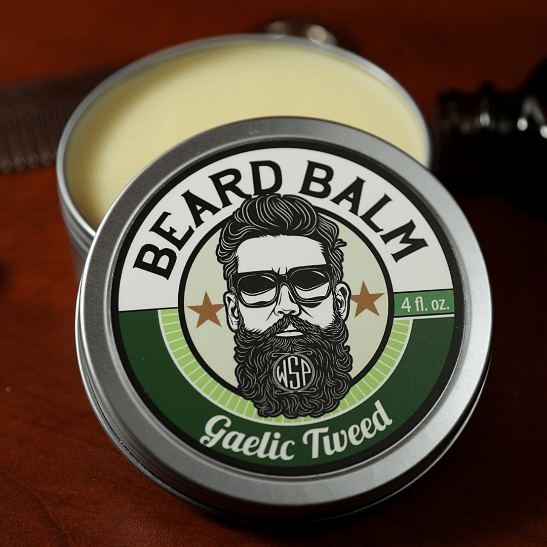 WSP Gaelic Tweed Artisan Beard Balm – Leave-In Conditioner & Light Hold – Natural Formula