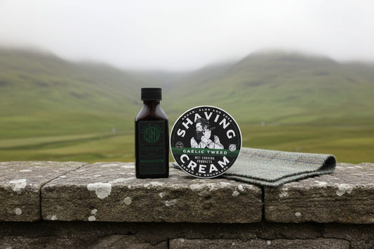 WSP Gaelic Tweed Shaving Cream The Classic Pair – Cream + Matching Splash