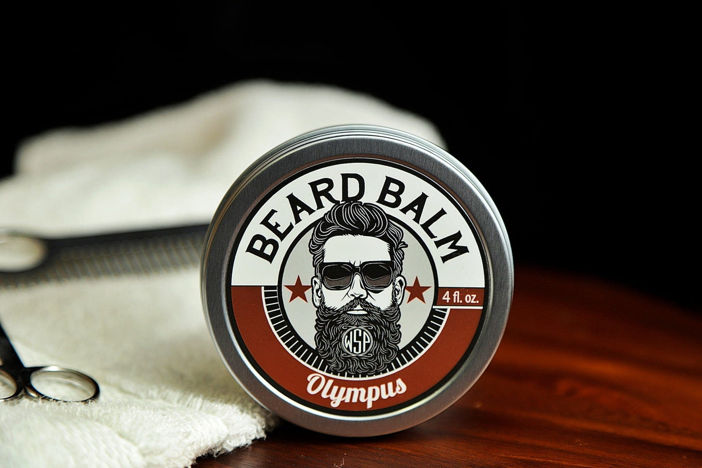 WSP Olympus Artisan Beard Balm – Leave-In Conditioner & Light Hold – Natural Formula