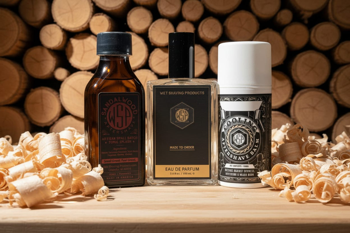 WSP Post-Shave Protocol Kit Sandalwood / Protocol Kit + EDP Upgrade (Splash + Balm + Matching Eau de Parfum)