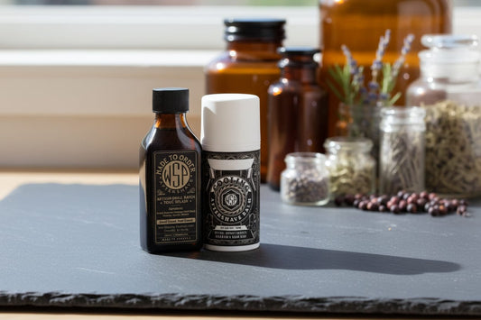 WSP The Apothecary – 100% Essential Oil Aftershave Splash Italian Bergamot / The Post-Shave Protocol (Splash + Balm)