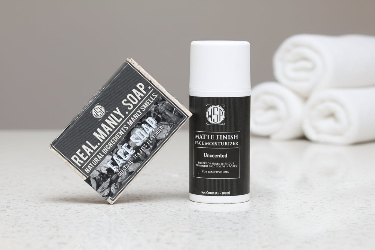 WSP The Daily Face Protocol – Charcoal Wash & Lotion Kits The Daily Maintenance (Soap + Lotion) / Unscented