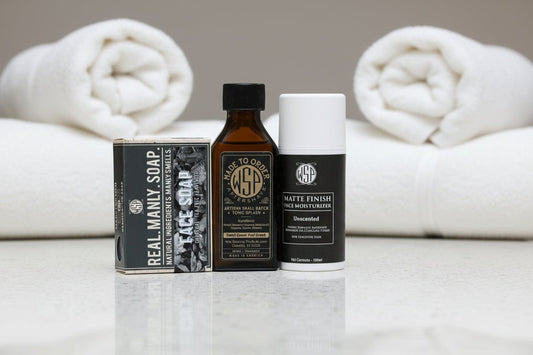 WSP The Daily Face Protocol – Charcoal Wash & Lotion Kits The Full Reset (Soap + Tonic + Lotion) / Unscented