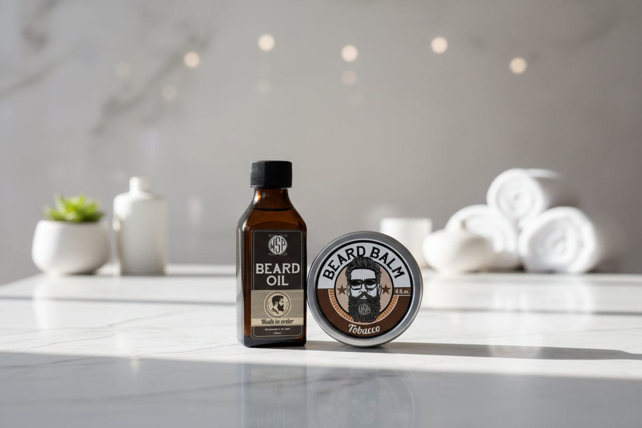 WSP Tobacco Artisan Beard Balm – Leave-In Conditioner & Light Hold – Natural Formula