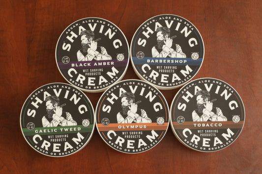 WSP Top 5 Shaving Cream Collection 7.44 oz - Jumbo Size