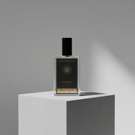 clear cologne bottle