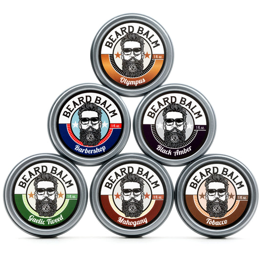 Beard Balm, Leave in Conditioner, Natural & Vegetarian - 1 oz Travel Size