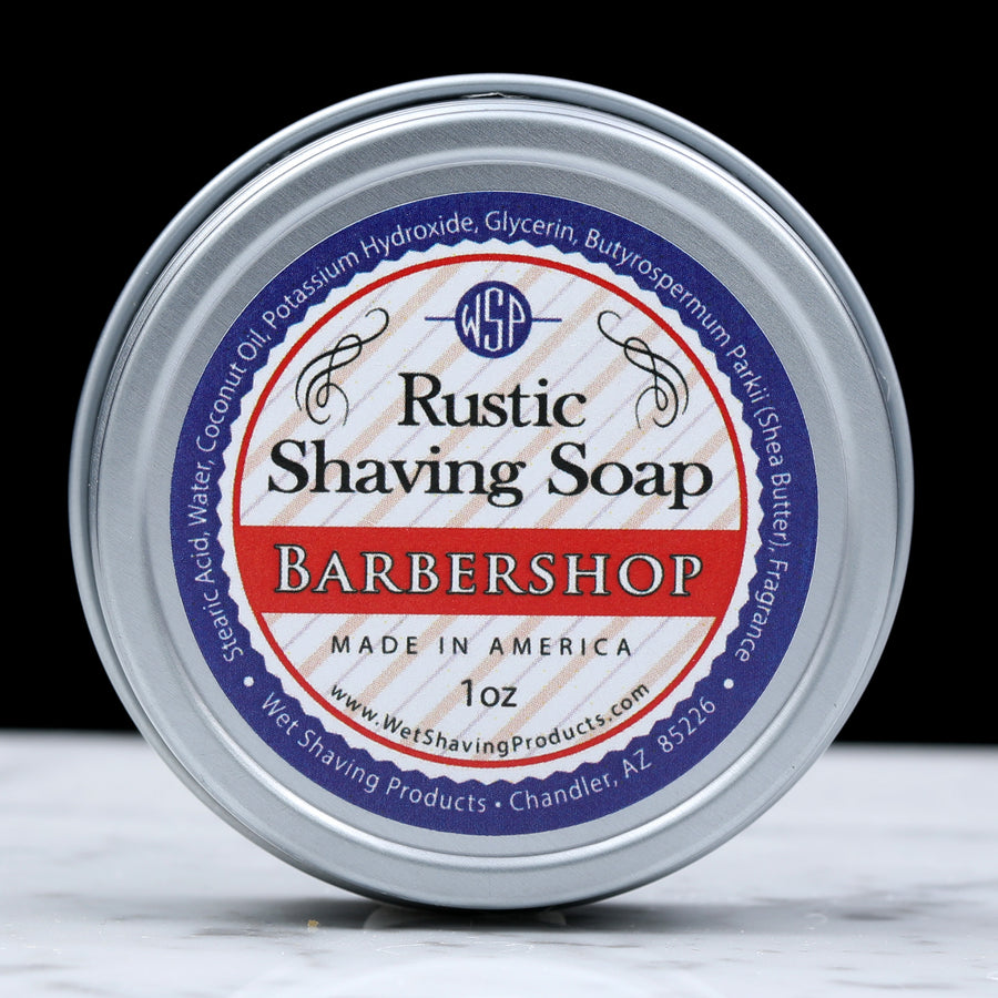 Rustic Shaving Soap - 1 oz Sample/Travel size = Final Sale