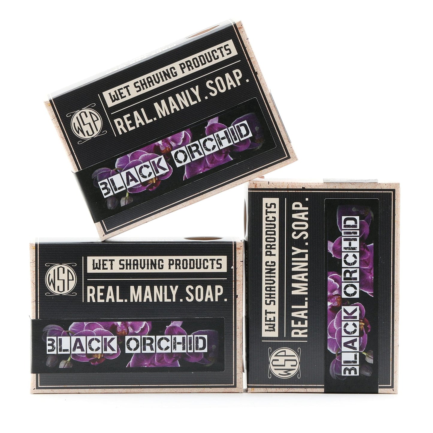 WSP Limited Edition - Black Orchid - Castile Hand & Body Soap Bar 4.5 oz Vegan Natural Ingredients