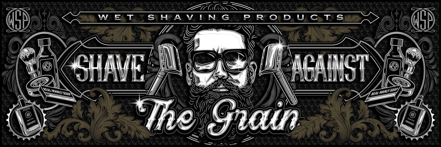 WSP WSP Bumper Sticker "Shave Against the Grain"