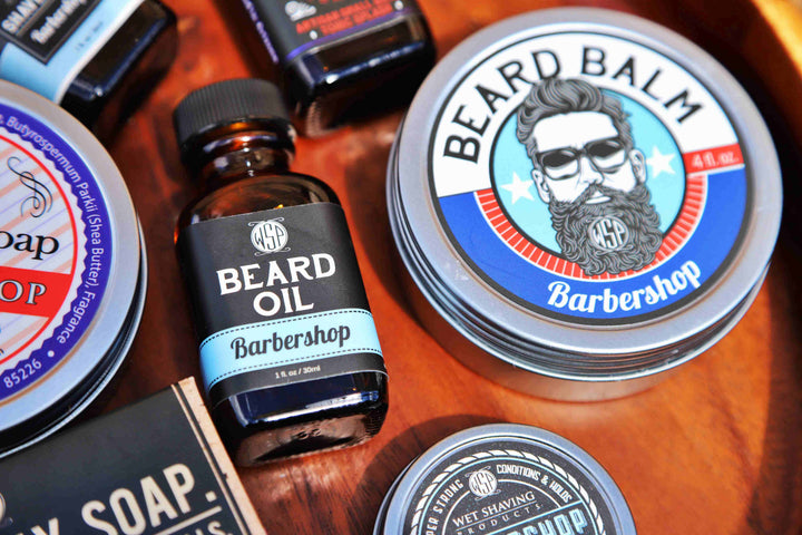 Wet shaving products, Beard balm, beard oil, beard care, barbershop, fragrance, handmade, natural ingredients, high-quality, shave soap, mustache wax