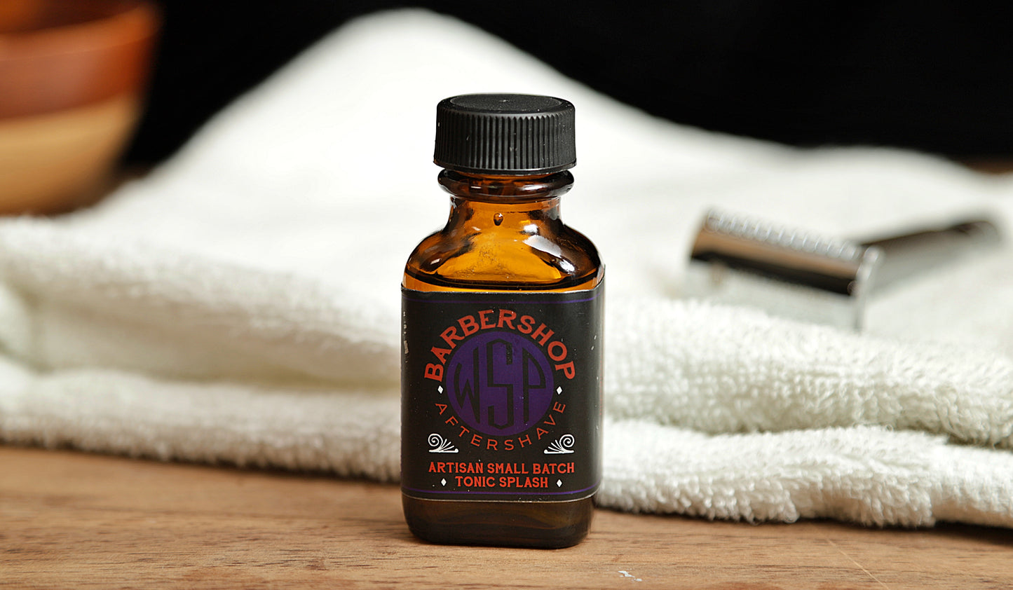 7-Scent Aftershave Sampler Set – Travel Ready Cologne Splash Kit - Small Batch Skin Tonic