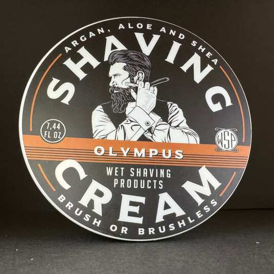 Olympus Artisan Traditional Shaving Cream - Natural, Moisturizing & Thick Lather