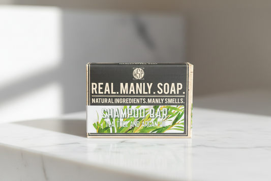Tea Tree Artisan Shampoo & Beard Bar – Scalp Relief & Anti-Dandruff – Zero Waste