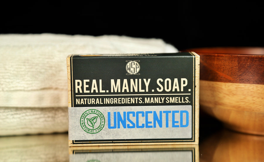 Castile Hand & Body Soap Bar 4.5 oz (Unscented) 100% Natural & Vegan