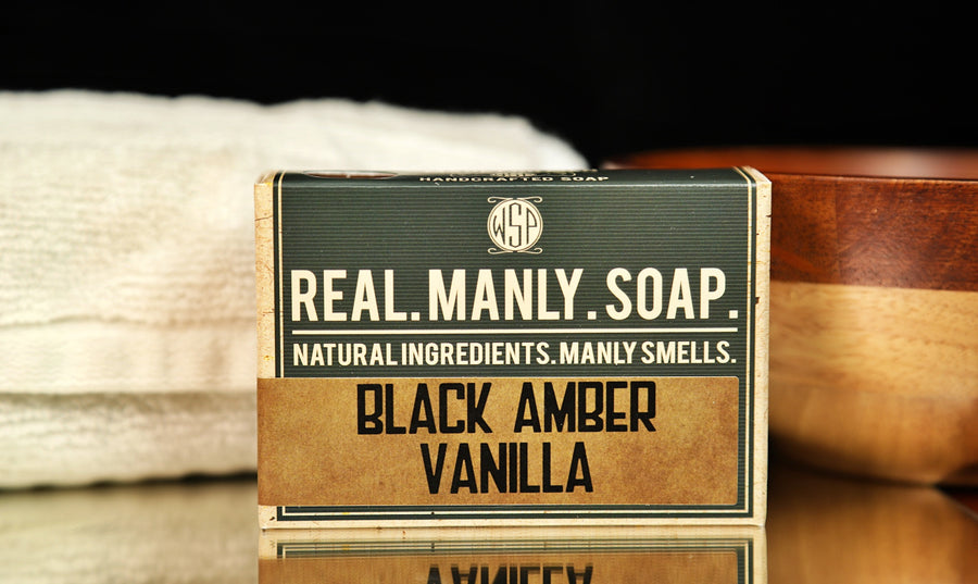 WSP Bar Soap Black Amber Vanilla scent