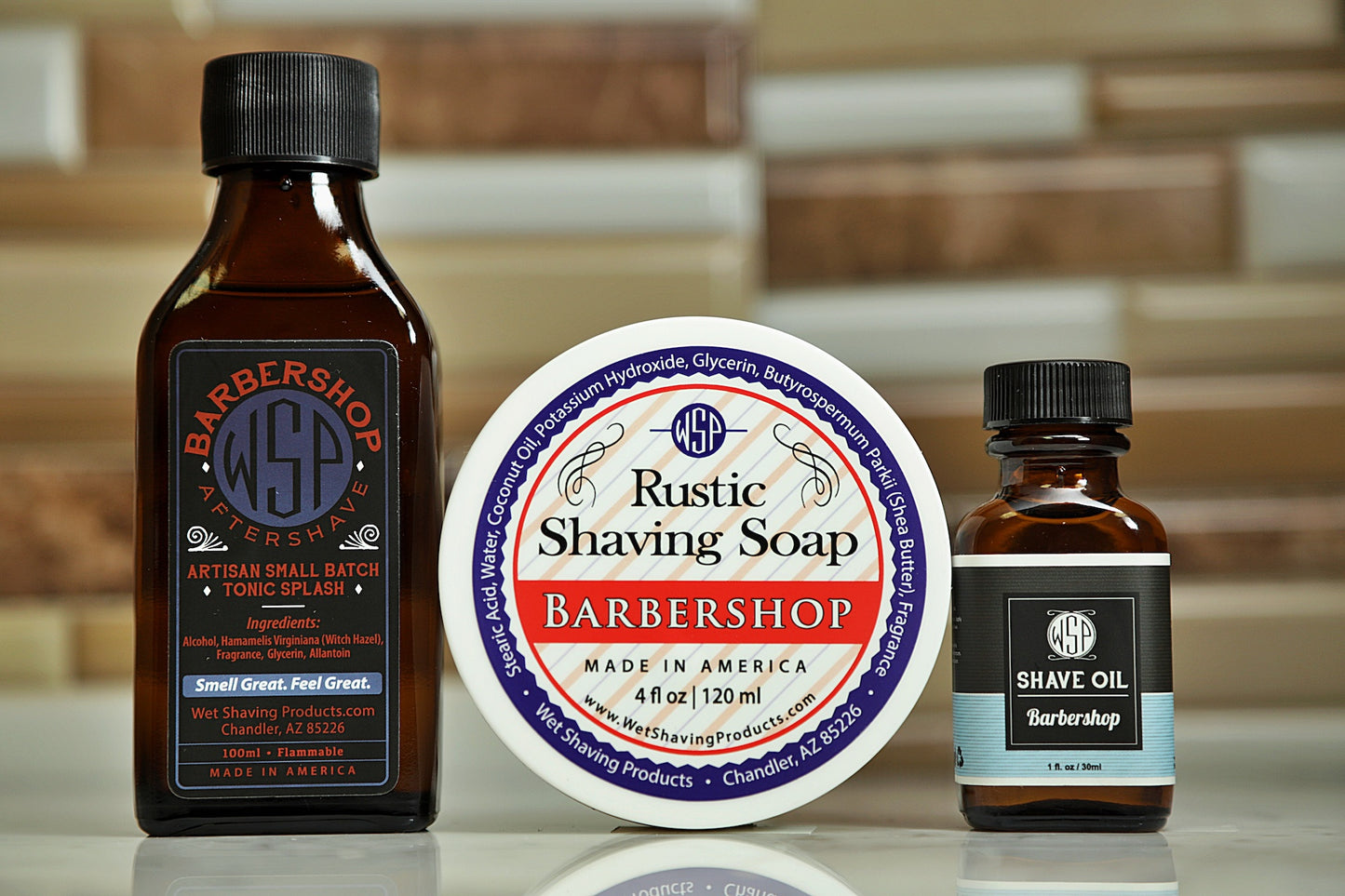 Kit: Fragrance = Pre Shave, Soap, & Aftershave