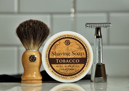 The Ultimate Beginner's Wet Shaving Kit – Safety Razor, Black Badger Brush & Soap Set