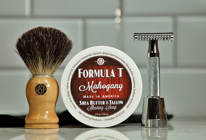 The Ultimate Beginner's Wet Shaving Kit – Safety Razor, Black Badger Brush & Soap Set