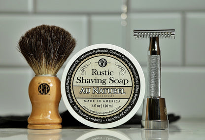 The Ultimate Beginner's Wet Shaving Kit – Safety Razor, Black Badger Brush & Soap Set