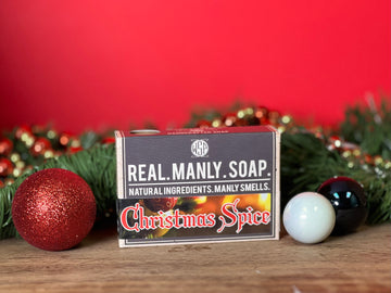 Limited Edition - Christmas Spice - Castile Hand & Body Soap Bar 4.5 oz Vegan Natural Ingredients
