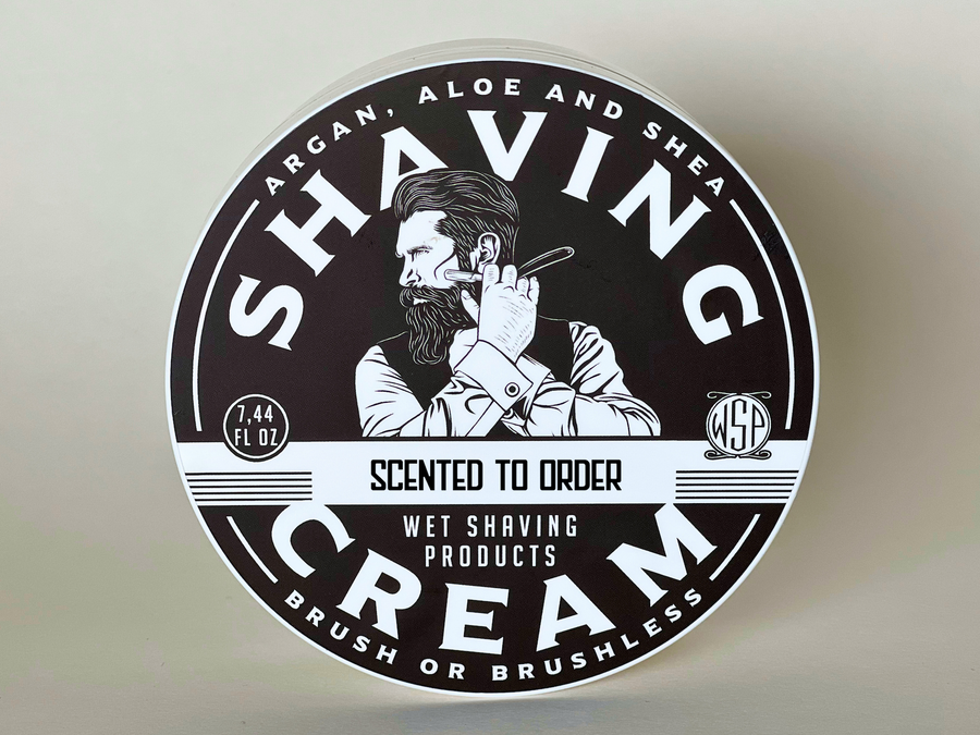 Shaving Cream 7.44 oz Natural & Vegan - Scented to Order