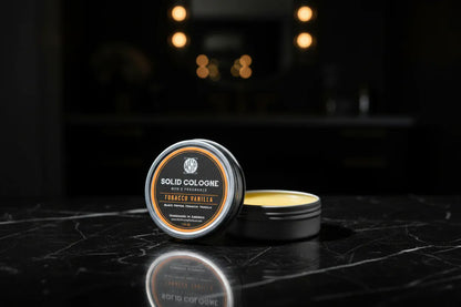 WSP Signature Scents Solid Cologne – EDP Strength Travel Fragrance – 1 oz Tin