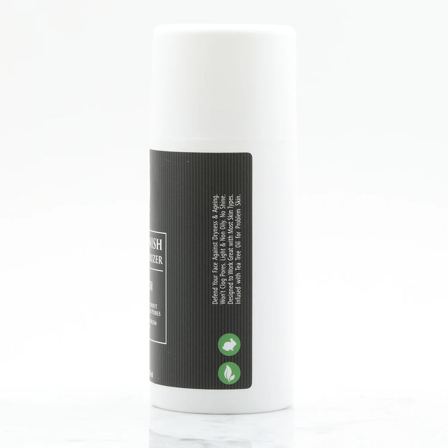 Detail of Men's Face Lotion with Tea Tree Oil – Tailored for Problem Skin by WSP.