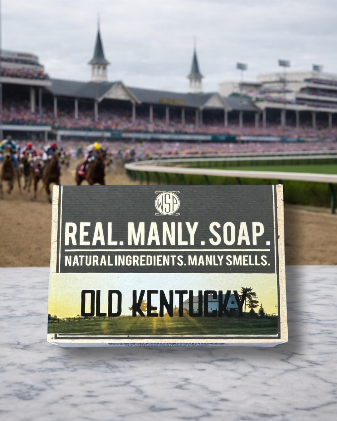 Ol' Kentucky Artisan Bar Soap – Bourbon & Oak Scent – 4.5 oz