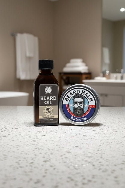 Barbershop Artisan Beard Balm – Leave-In Conditioner & Light Hold – Natural Formula