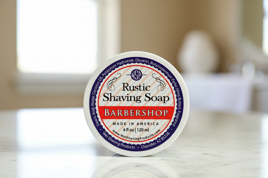 Barbershop Rustic Shaving Soap – Vegan, Natural & Ultra-Slick Lather