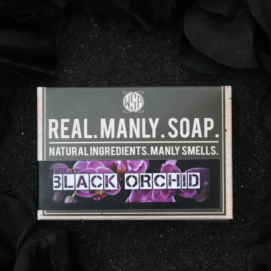 Limited Edition - Black Orchid - Castile Hand & Body Soap Bar 4.5 oz Vegan Natural Ingredients