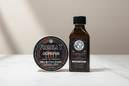 Two grooming products from Olympus on a white background