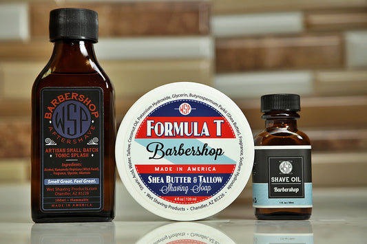 Kit: Fragrance = Pre Shave, Soap, & Aftershave