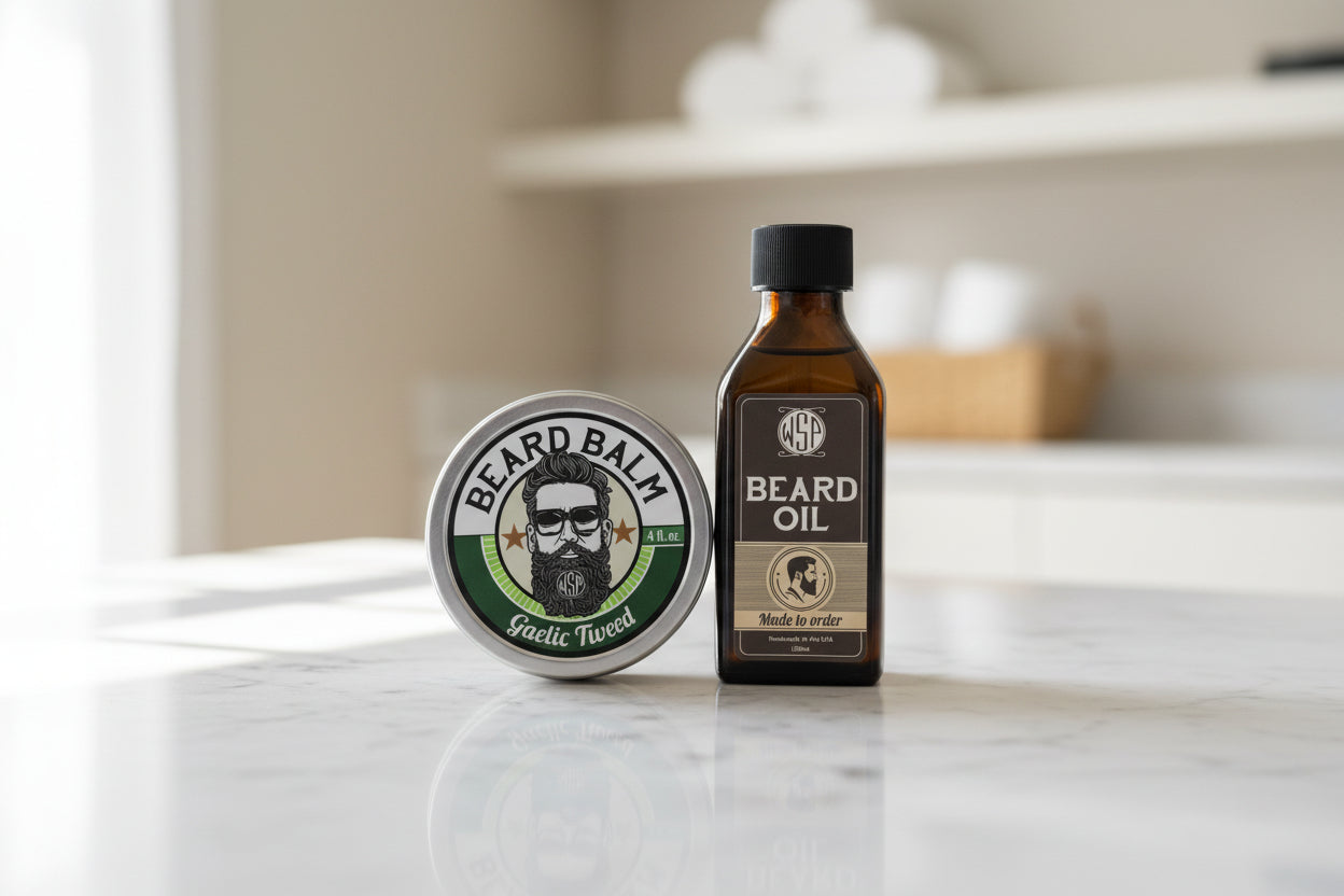 Gaelic Tweed Artisan Beard Balm – Leave-In Conditioner & Light Hold – Natural Formula