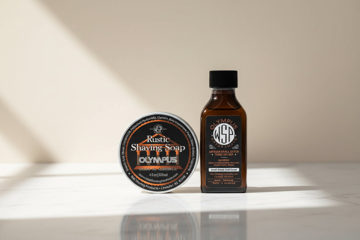 Olympus Rustic Shaving Soap – Vegan, Natural & Ultra-Slick Lather