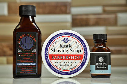 Barbershop Rustic Shaving Soap – Vegan, Natural & Ultra-Slick Lather
