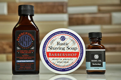 Barbershop Rustic Shaving Soap – Vegan, Natural & Ultra-Slick Lather