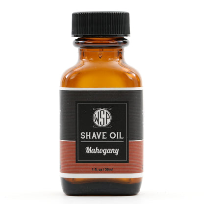 Mahogany Ultra-Glide Pre-Shave Oil – Non-Greasy & Brush Safe – 1 oz