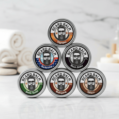 WSP Artisan Beard Balm 1oz Sampler Set – Natural Leave-In Conditioner – Variety Pack