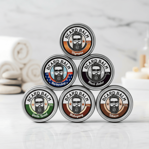 WSP Artisan Beard Balm 1oz Sampler Set – Natural Leave-In Conditioner – Variety Pack