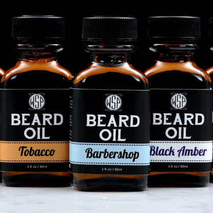 WSP Artisan Beard Oil Variety Pack – 3-Bottle Flight – Natural Dry-Finish Formula